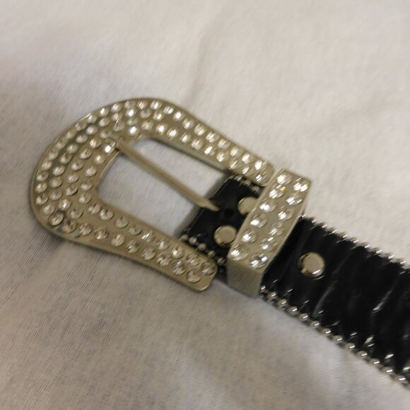 Blazin Roxx Black western bling belt - Picture 3 of 4